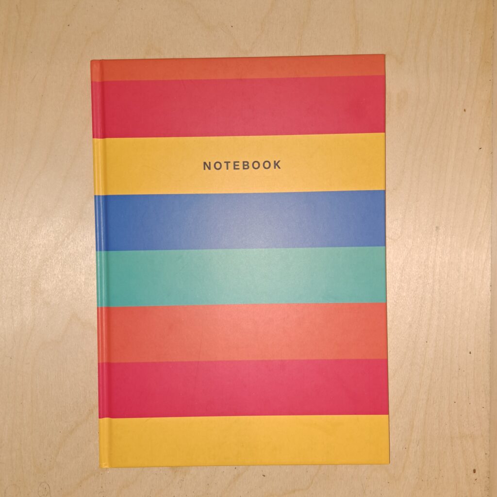 A4 Rainbow Notebook